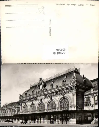632516,Foto Ak Lyon Gare des Brotteaux Bahnhof France