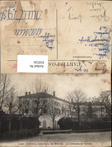 632526,Lyon Institution Notre-Dame des Minimes Les batiments de l annexe France