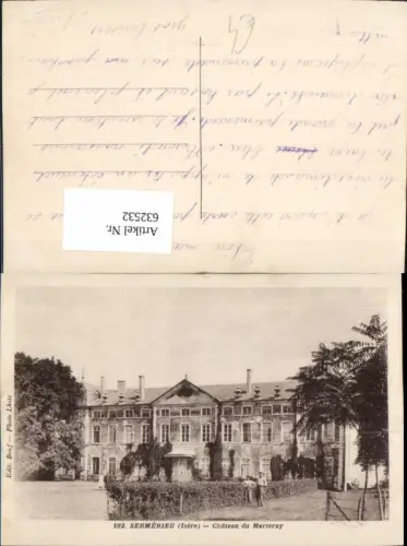 632532,Sermerieu Isere Chateau du Marteray France