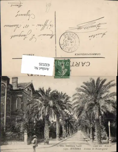 632535,Hyeres Avenue de Beauregard Palmen France