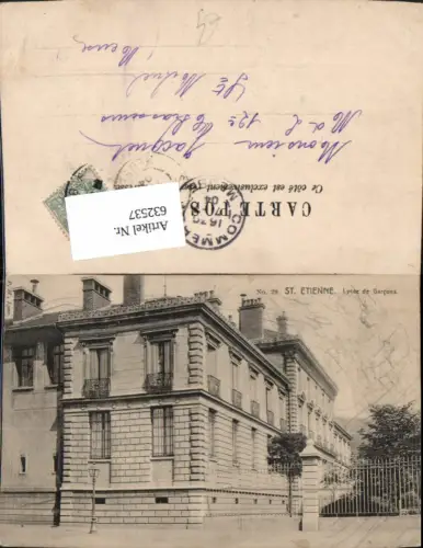 632537,St Etienne Lycee de Garcons France