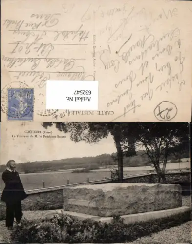 632547,Cocherel Eure Le Tombeau de M. Le President Briand Grab France