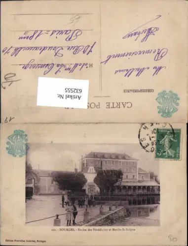 632555,Bourges Enclos des Benedictins et Moulin St-Sulpice France