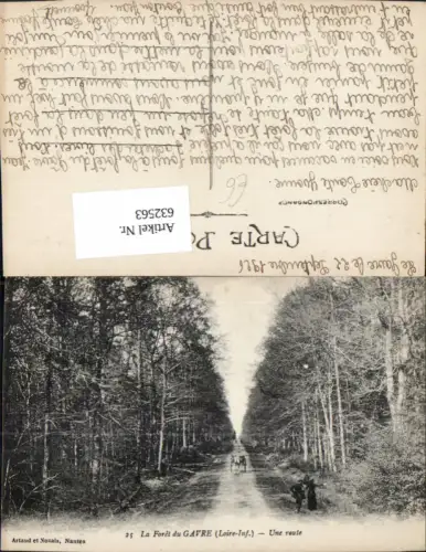 632563,La Foret du Gavre Loire-Inf. Une route France