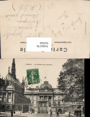 632566,Paris Le Palais de Justice France