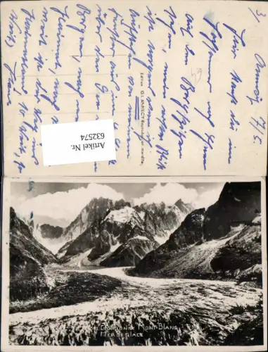 632574,Chamonix-Mont-Blanc Mer de Glace Gletscher France