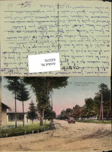 632576,Bitche Camp Moselle L Allee Centrale Auto Automobil France