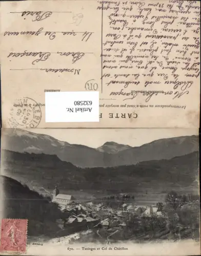 632580,Taninges et Col de Chatillon France