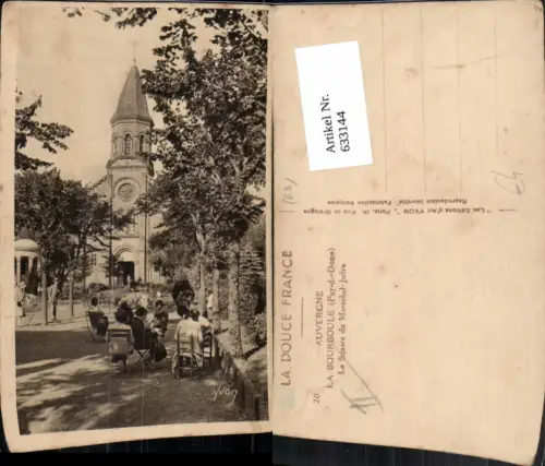 633144,Auvergne La Bourboule Puy-de-Dome Le Square du Marechal-Joffre France