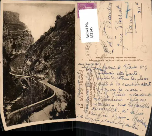 633145,Gorges-du-Loup Pont de l Abime Brücke France