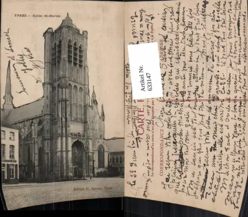 633147,Ypres Eglise St-Martin Kirche France
