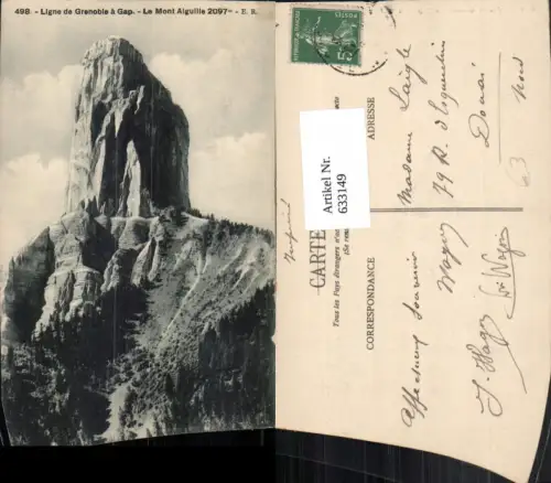 633149,Ligne de Grenoble a Gap Le Mont Aiguille France