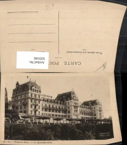 633166,Evian-les-Bains Le Splendide-Hotel France