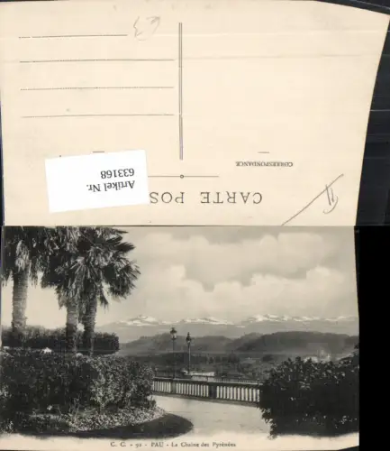 633168,Pau La Chaine des Pyrenees France