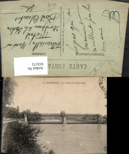 633172,Pontoise Le Nouveau Barrage Talsperre France