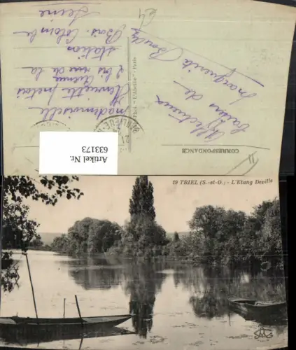 633173,Triel L Etang Deville Boote France