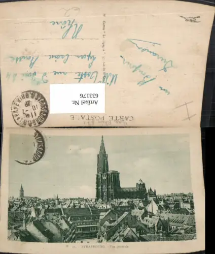 633176,Strasbourg Straßburg Vue generale France