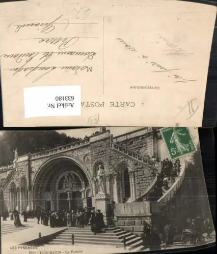 633180,Les Pyrenees Lourdes Le Rosaire France