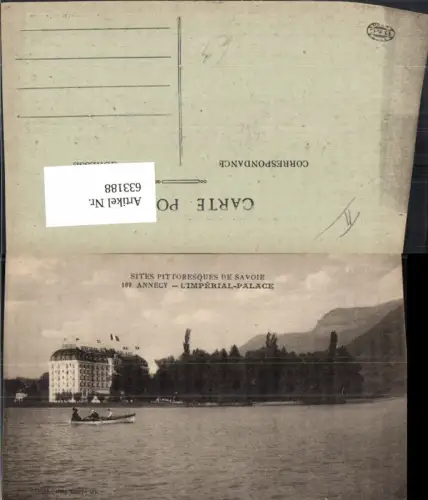 633188,Annecy L Imperial-Palace Ruderboot Boot France