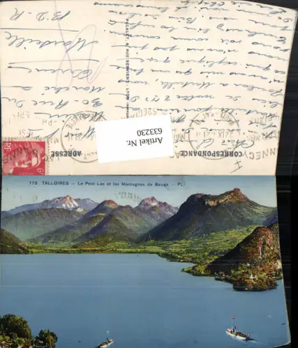 633230,Talloires Talloires-Montmin Le Petit Lac et les Montagnes de Bauge France