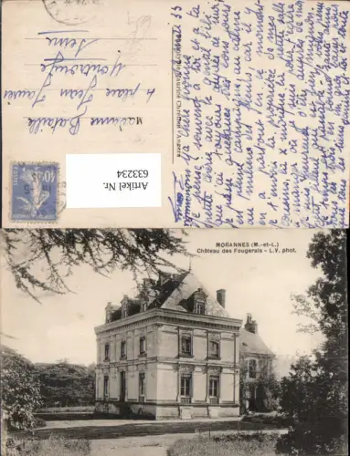 633234,Morannes Chateau des Fougerais Schloss France