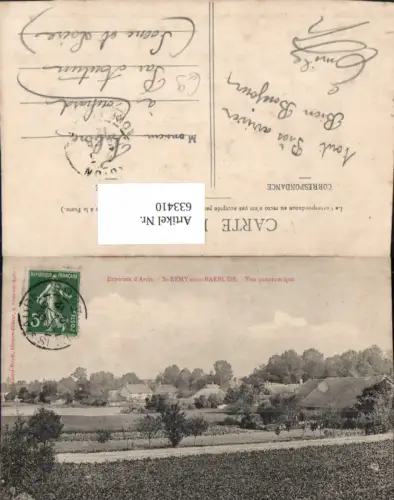 633410,Environs de Arcis St-Remy-sous-Barbuise Vue panoramique France