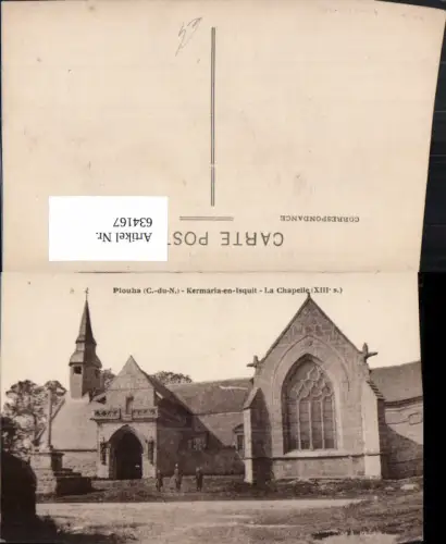 634167,Plouha C.-du N. Kermaria-en-Isquit La Chapelle Kapelle France