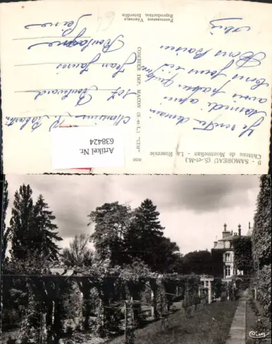 638424,Foto Ak Samoreau S-et-M. Chateau de Montmelian La Roseraie France