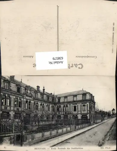 638579,Beauvais Ecole Normale des Institutrices Schule France