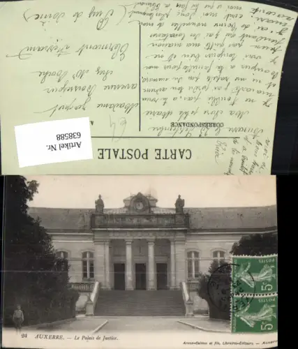 638588,Auxerre Le Palais de Justice France