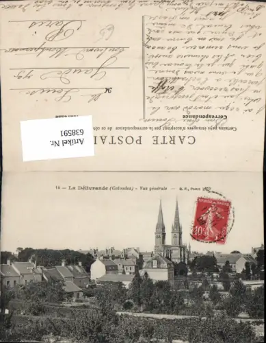638591,La Delivrande Calvados Vue generale France