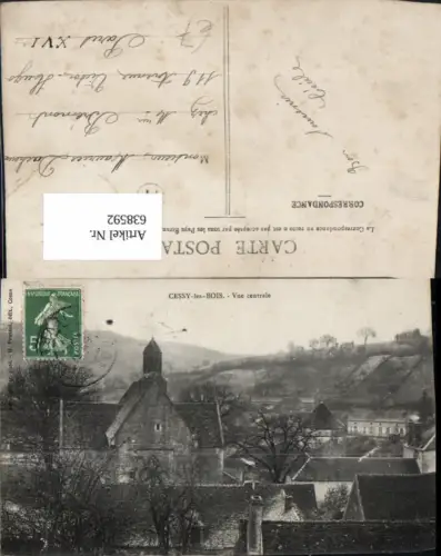 638592,Cessy-les-Bois Vue centrale France