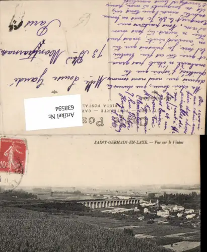 638594,Saint-Germain-en-Laye Vue sur le Viaduc Viadukt France