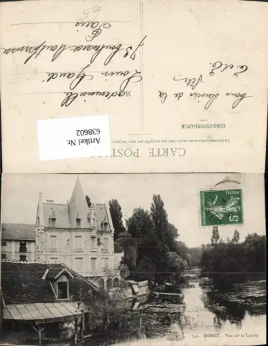 638602,Moret Vue sur le Loing France