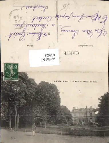 638621,Choisy-le-Roi Le Parc de l Hotel de Ville France