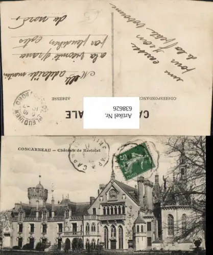 638626,Concarneau Chateau de Keriolet Schloss France