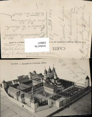 638627,Cluny Ensemble de l Ancienne Abbaye France
