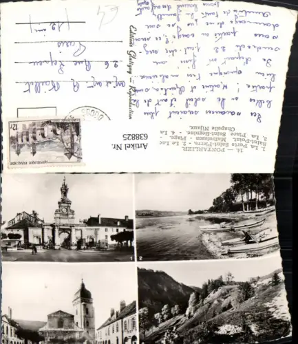 638825,Mehrbild Ak Pontarlier La Porte Saint-Pierre Le Lac Saint-Point France