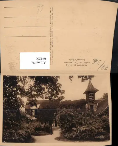 641260,Barbizon Atelier de Th. Rousseau Rousseau Studio France