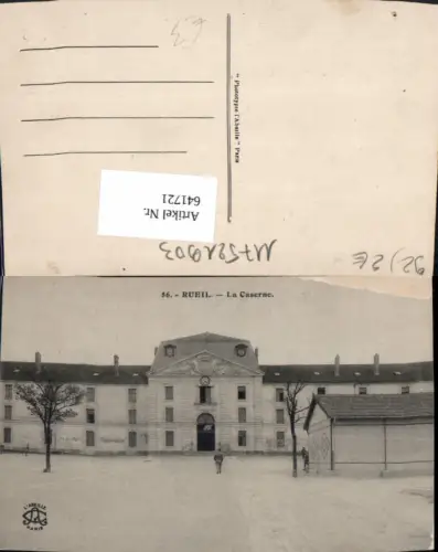 641721,Rubeil La Caserne Kaserne Soldaten France