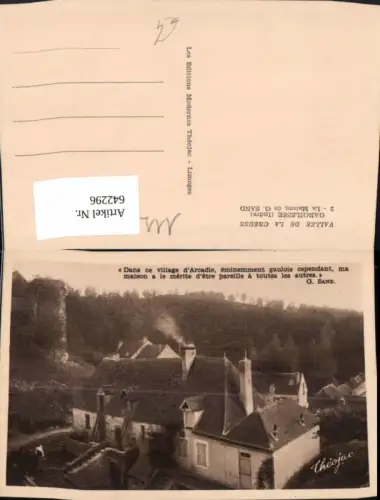 642296,Vallee de la Creuse Gargilesse Indre La Maison de G. Sand France