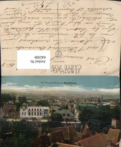 642309,Vue panoramique de Montlucon France