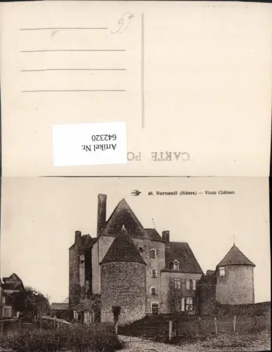 642320,Verneuil Nievre Vieux Chateau Schloss France