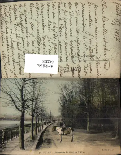 642333,Vichy Promenade des Bords de l Allier Pferd Reiten France