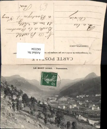 642334,Le Mont-Dore Panorama France