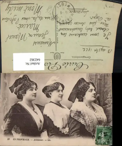 642362,En Provence Arlesiennes Arles Frauen Tracht France