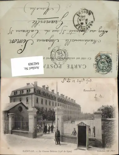 642369,Saint-Lo La Caserne Bellevue Kaserne Soldaten Uniform France