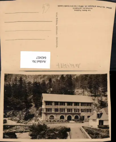 642457,Tito Environs de Cauterets Hotel du Pont d Espagne France