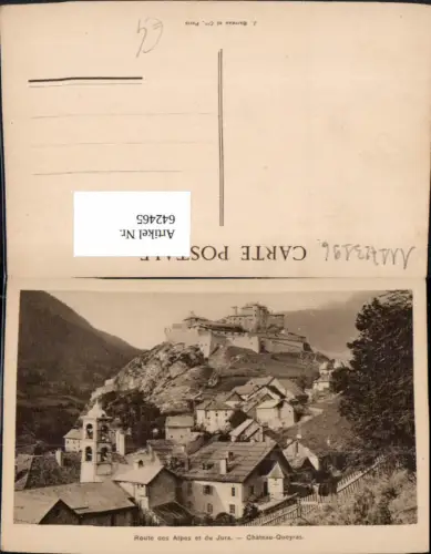 642465,Route des Alpes et du Jura Chateau-Queyras France