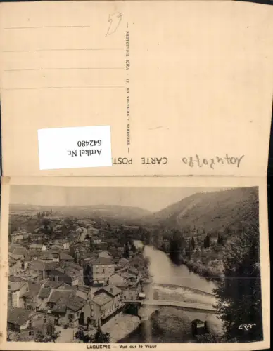 642480,Laguepie Vue sur le Viaur Brücke France